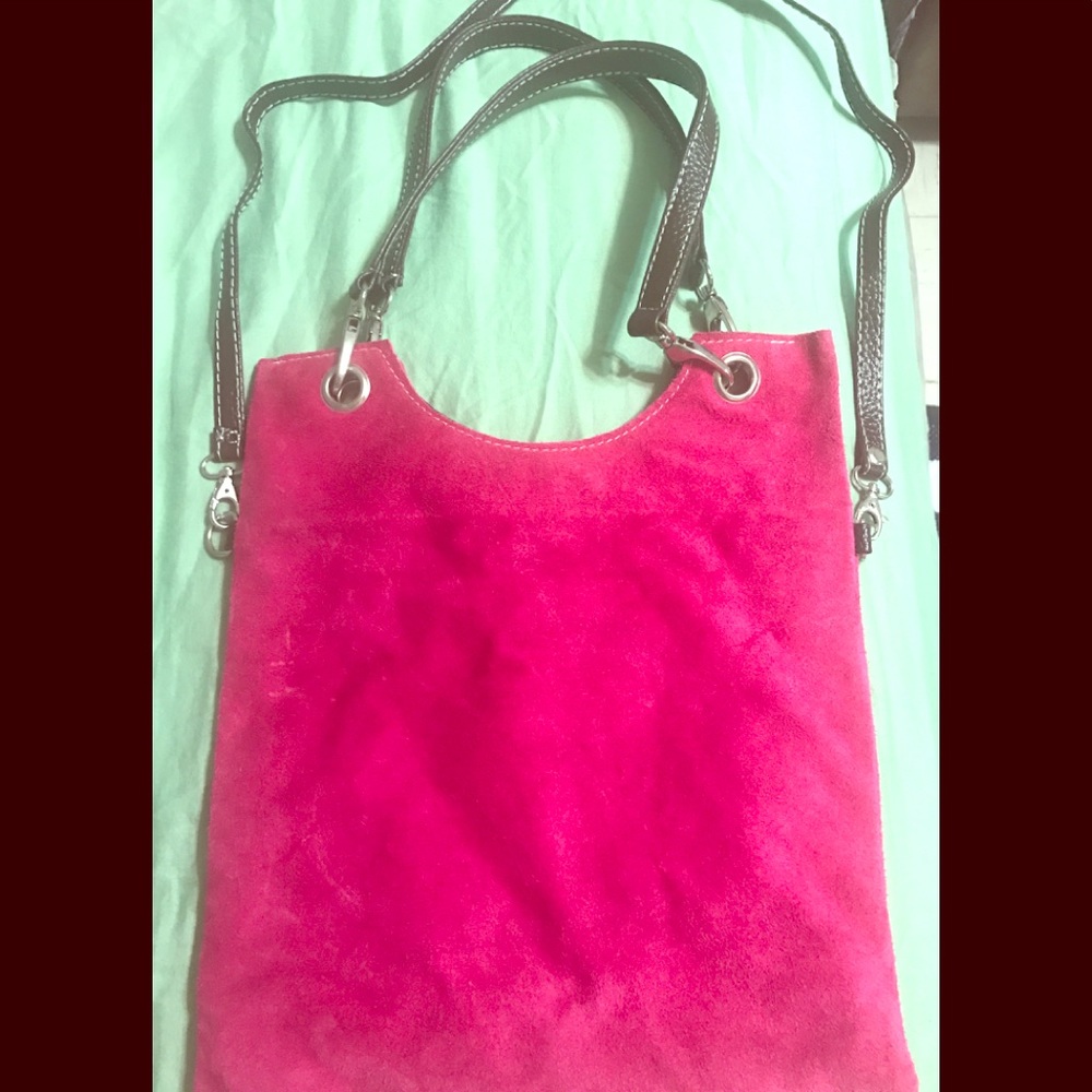 Suede for the fall season bag